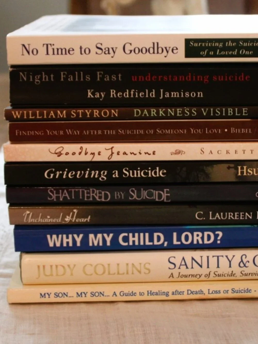 Books Grief Suicide Loss SOS Grieving (Lot 11) Bolton Hsu Collins Styron Jamison